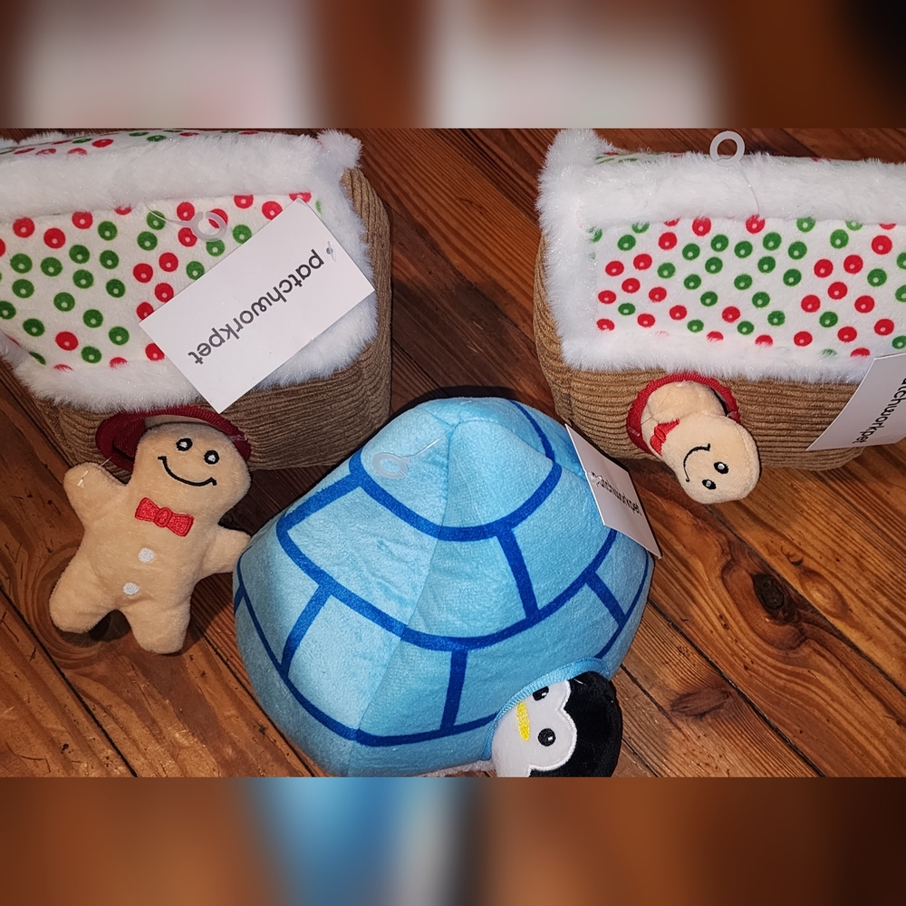 Christmas Puzzle Toy For Dogs . You Pick  From Gingerbread House  Or Igloo. - Picture 2 of 9